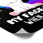 私のユニコーンの恋人の顔に責任はない ポスター (角)