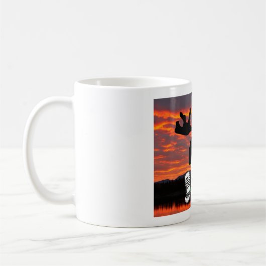 私のユーコン準州の生命ポッドキャストのラジオのマグ コーヒーマグカップ (左)