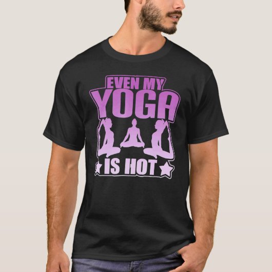 私のヨガでさえホットなワークアウト Tシャツ (正面)