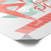 私のヨガマットは私の幸せな場所 ポスター (角)