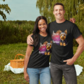 私のヨークシャーテリアユニセックスTシャツを愛する Tシャツ