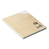 私のヨークシャーテリア食べの宿題 ノートパッド (アングル)