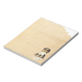 私のヨークシャーテリア食べの宿題 ノートパッド (回転)