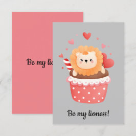 私のライオンのバレンタイン 招待状