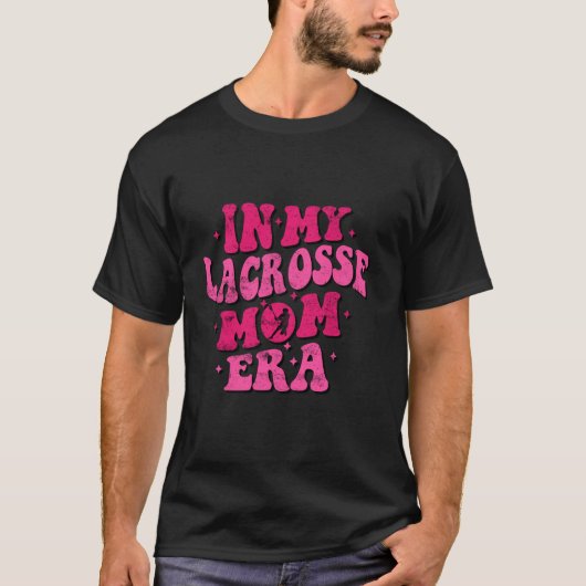 私のラクロスママ時代おもしろいラクロスママGroovy M Tシャツ (正面)