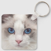 私のラグドールのキーチェーンで人生は良い キーホルダー (裏面)