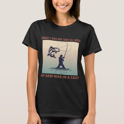 私のラッキーバスフィッシングTシャツ Tシャツ (正面)