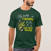私のラッキーフィッシングシャツ Tシャツ (正面)