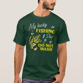 私のラッキーフィッシングシャツ Tシャツ
