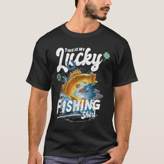 私のラッキーフィッシング Tシャツ (正面)
