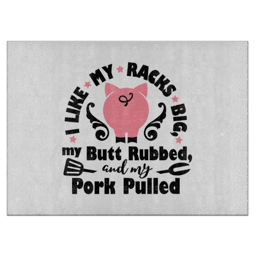 私のラックが大きく、私のお尻が擦れたように カッティングボード (正面)