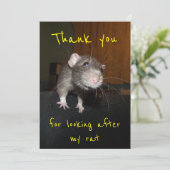 私のラットカードを預かってくれてありがとう サンキューカード (スタンド正面)