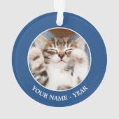 私のラップの子ネコ オーナメント (裏面)