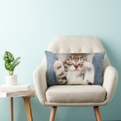 私のラップの子ネコ ランバークッション (椅子)