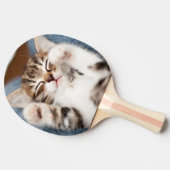 私のラップの子ネコ 卓球ラケット (横)