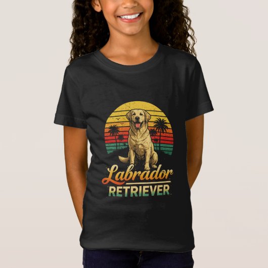 私のラブラドール・レトリバー Tシャツ (正面)