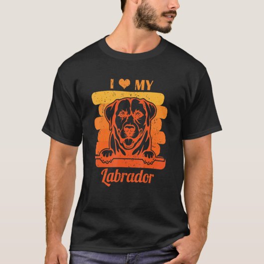 私のラブラドール Tシャツ (正面)
