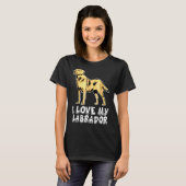 私のラブラドール Tシャツ (正面フル)