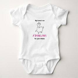 私のラマは君のドラマのラマにとってとても素晴らしい ベビーボディスーツ