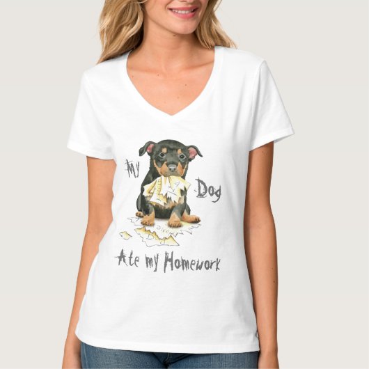 私のランカシャー食べの宿題 Tシャツ (正面)