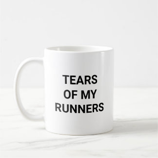 私のランナーたちの涙 面白いトラック 競技 ランニング コーチ コーヒーマグカップ