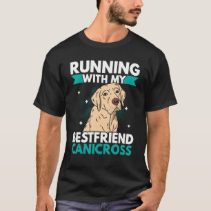 私のランニングベストフレンドのカニクロスドッグランナーと一緒に Tシャツ