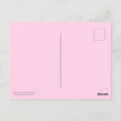 私のラ来ウンジのダンプピンクの肘掛け椅子のアーバンアートへ ポストカード (裏面)