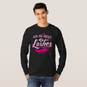私のラ頼ッシュについてかわいい睫毛テクニシャンラス Tシャツ (正面フル)