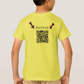 私のリストの子供にTシャツを読んで下さい Tシャツ (裏面)