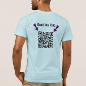 私のリストのTシャツを読んで下さい Tシャツ (裏面)