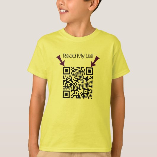 私のリストのTシャツを読んで下さい Tシャツ (正面)
