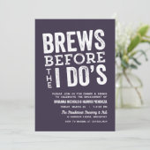 私のリハーサルの前にブリュースの夕飯の梅紫 招待状 (スタンド正面)