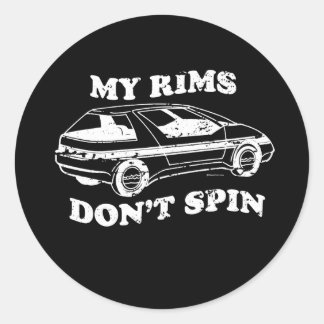 私のリムはTシャツを回さない ラウンドシール