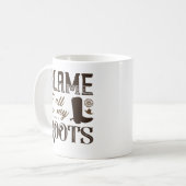 私のルーツのせいにしろ コーヒーマグカップ (正面左)