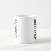 私のルーツのせいにしろ コーヒーマグカップ (中央)