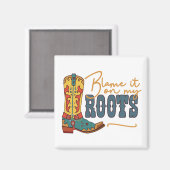 私のルーツのせいにする マグネット (正面/裏面)