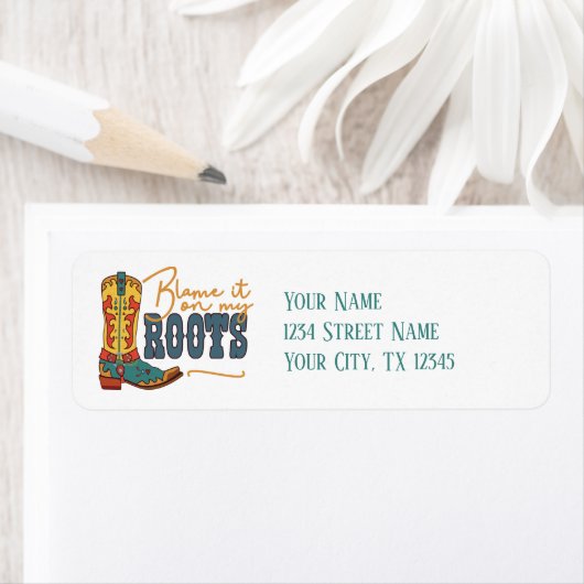 私のルーツのせいにする ラベル (インサイチュ)