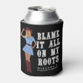 私のルーツを責める女性のカーボーイ国バチェロレッテ 缶クーラー (缶正面)