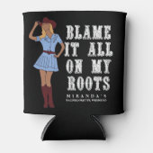 私のルーツを責める女性のカーボーイ国バチェロレッテ 缶クーラー (正面)