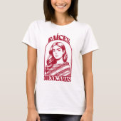 私のルーツ誇りを持ったヒスパニックのライセス Tシャツ (正面)
