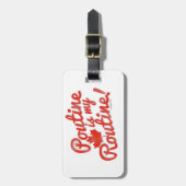 私のルーティンをプチン ラゲッジタグ (正面縦)