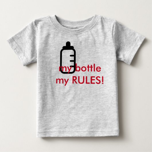 私のルール体は ベビーTシャツ (正面)