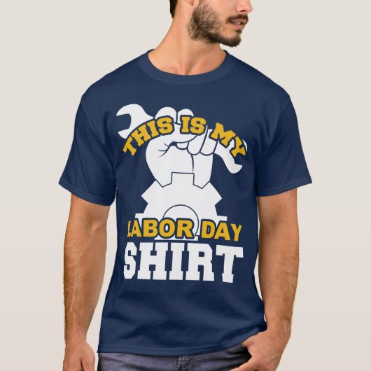 私のレイバーデイのTシャツ Tシャツ (正面)