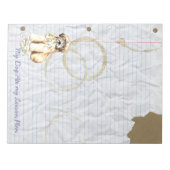 私のレッスンプ食べランスプラン ノートパッド (正面)