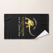 私のレッスン計画のイグアナ食べヒゲドラゴンがすみません。 ハンドタオル (ハンドタオル)