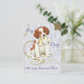 私のレッスン食べプラン ポストカード (スタンド正面)