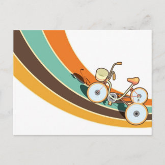 私のレトロバイク ポストカード