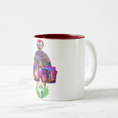 私のレンズの白い輝きノベルティ ツートーンマグカップ (正面右)