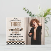 私のレースカーボーイ3rd誕生日パーティーをキャッチできない 招待状 (スタンド正面)