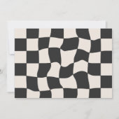 私のレースカーボーイ3rd誕生日パーティーをキャッチできない 招待状 (裏面)